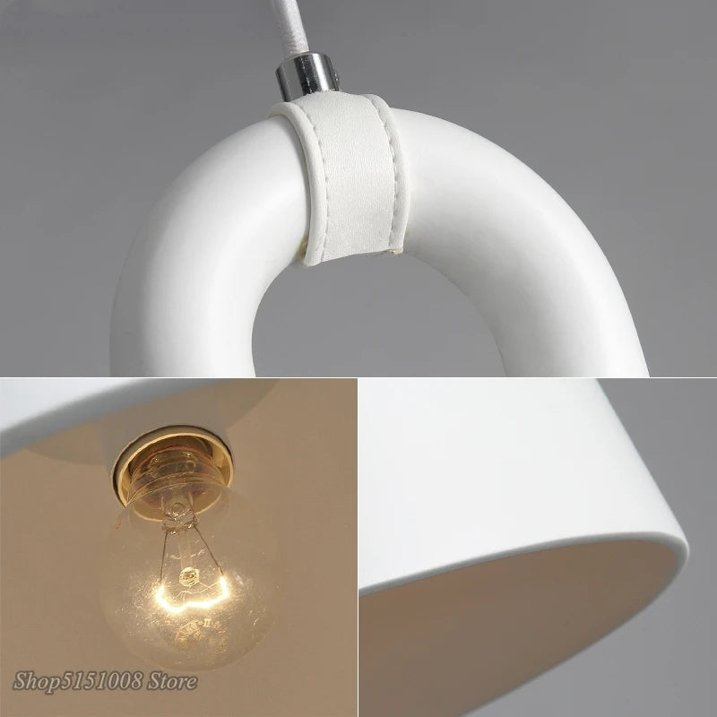 Denmark Bell Shape Pendant Light Modern dining room Hanging lamp Resin Fixtures Living Room Loft Industrial Home Decor&#39;s Luminaire