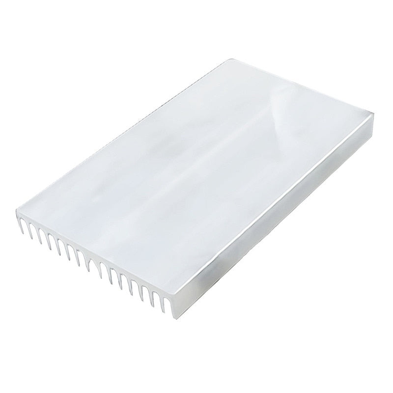 100x60x10mm Silber Ton Aluminium Kuehler Kuehlkoerper Heatsink Heat Sink Cooling Radiator Heating Dissipation for LED COB Light