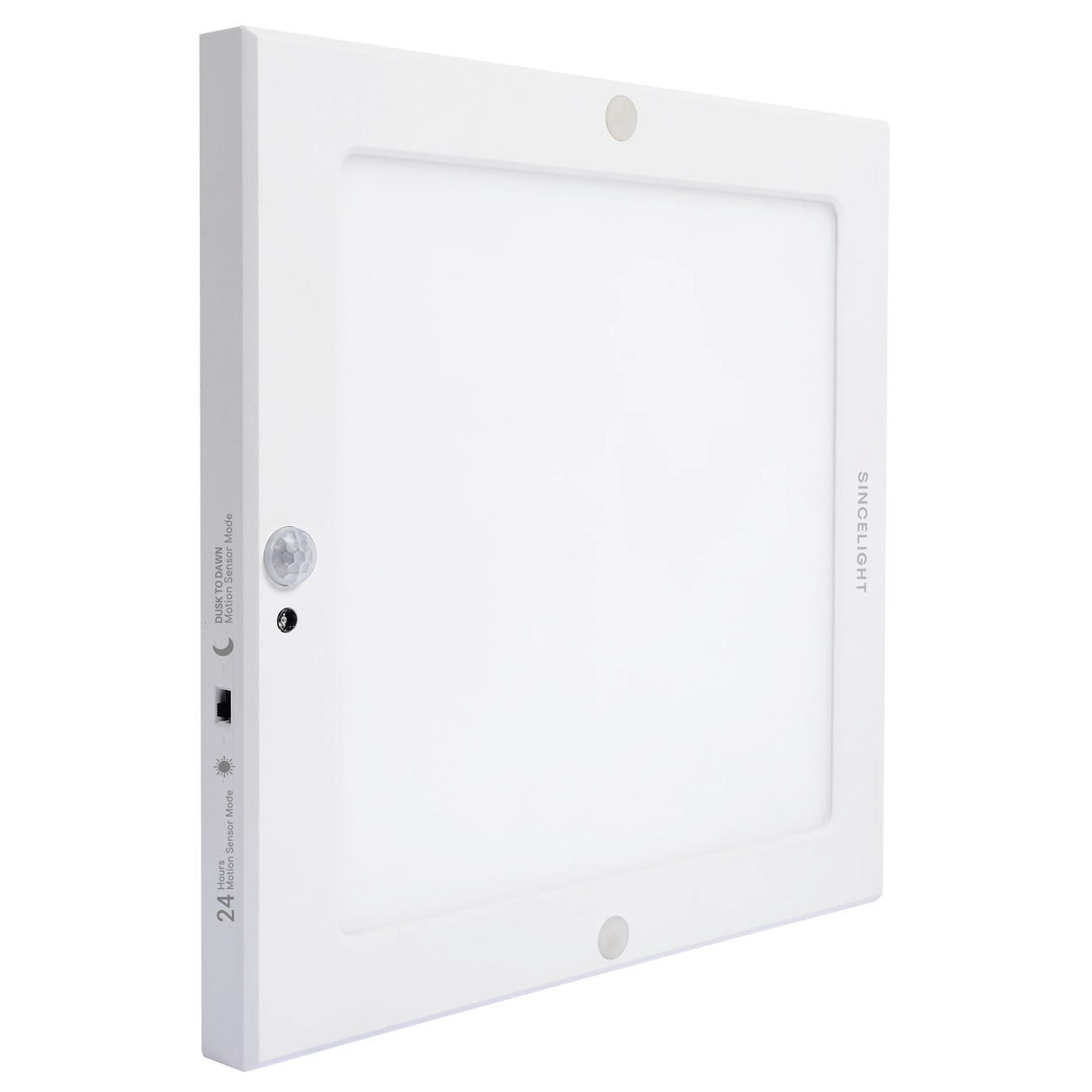 LED Motion Sensor Round Panel Ceiling Light - 18W Dual Mode Detector Fixture
