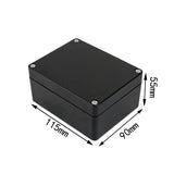 Outdoor Waterproof Plastic Junction Box (Black & White) - IP-Rated Plastic Enclosure & Electronics Project Instrument Shell Case