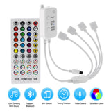Music Bluetooth Controller RGB Controller DC12V 40Key IR Remote Controller For 2835 5050 RGB LED Strip Lights