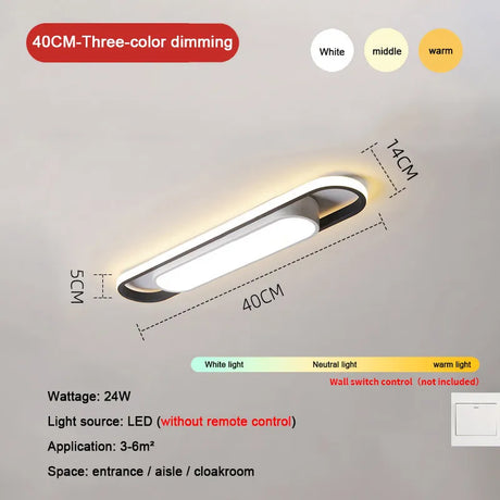 Led Ceiling Light Rectangular For Kitchen Home Deco Chandelier Dining Bedrooms Sensor Lamp Modern Ceiling Lights For Living Room