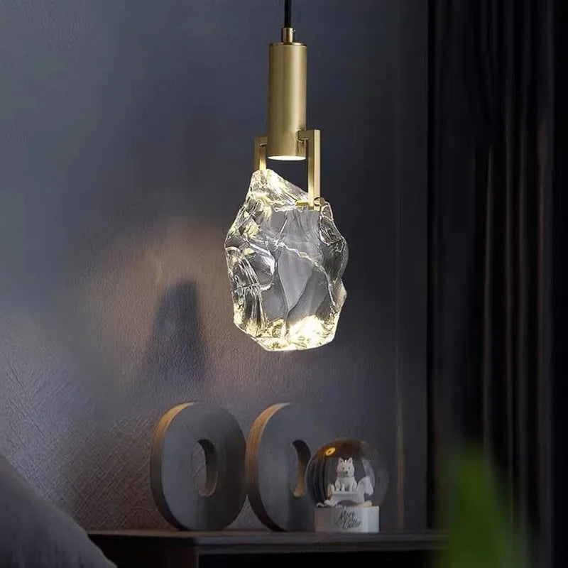 Nordic pendant light gold luxury italians light design crystal light Dining Room Kitchen suspension light indoor bedside light