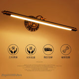 Waterproof Retro LED Bathroom Mirror Lamp - Vintage Metal Vanity Light Sconce