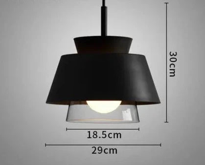 Nordic Colorful Iron Glass Led Pendant Light Modern Dining Room Kitchen Hanging Lamp Lighting Fixtures Loft Industrial Art Decors