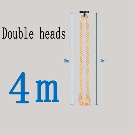 Vintage Hemp Rope Pendant Light Retro Loft Industrial Hanging Lamp Creative Country Style Edison Bulb Lamp Home Light Decoration