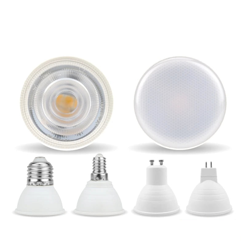 4pcs LED Bulb E27 E14 MR16 GU10 GU5.3 Lampada Led 6W 220V 24/120 Degree LED Lamp Spotlight Lampara LED Spot Light