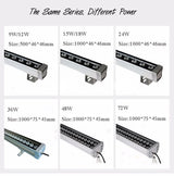 12w 50cm LED Wall Washer Light Linear Bar Floodlight Outdoor Wall Lamp Landscape Light IP65 Waterproof Pure/Warm White