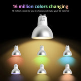 GU10 Smart LED Light Bulb RGBCW Dimmable Spotlighting Alexa Google Home Voice Control 110-240V Lamp