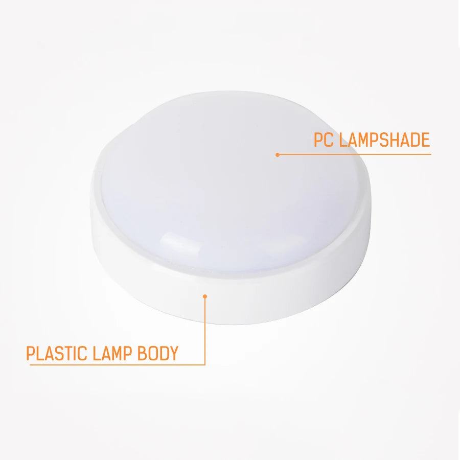 Modern Outdoor LED Ceiling Lamp 16W/20W Waterproof Round Moistureproof Surface Mount Garden Bathroom Porch Wall Lights AC85-265V