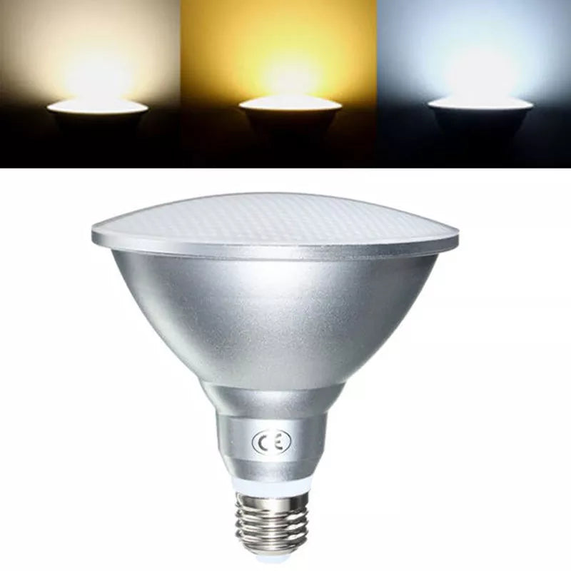Dimmable E27 9W/12W/18W PAR20 PAR30 PAR38 Waterproof IP65 LED Spot Light fitting living Room Bathroom AC85-265V Free shipping