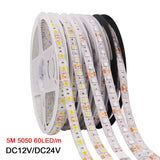 LED Strip 5050 RGB CCT RGBCCT RGB White Lights 12V 24V Waterproof 5M 300LED Blue Warm White LED Tape Lights Flexible