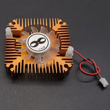 5W 10W High Power Led Heatsink With Fan Aluminium Cooling For 5W/10W Led 12V