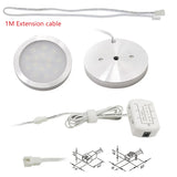 LED Led Mini Spotlights Remote Control Dimmable Spot Light Kit 3W 110V 220V Surface Mounted Ceiling Indoor Cabinet Lamps