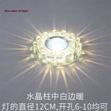 Modern Glass Crystal Garland Led Indoor Downlight for Living Room Kitchen restaurant Ceilings colorful Lighting Bull'S Eye Lamp