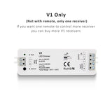 LED Dimmer 12v 24v 36v 2.4G RF Wireless Touch Remote Dimmer Switch RT1 RT6 RT8 V1 Single Color LED Strip Light Controller