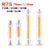 Super Bright Dimmable LED R7S Glass Tube COB Bulb Ceramics 78MM 118MM R7S Corn Lamp 15W 20W J78 J118 Replace Halogen Lampasas