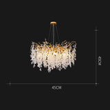 Modern Crystal Luxury LED Chandelier Lighting Home Decoration LOFT Villa Lustre Living Room Hotel Hall Art Indoor Decor Lighting