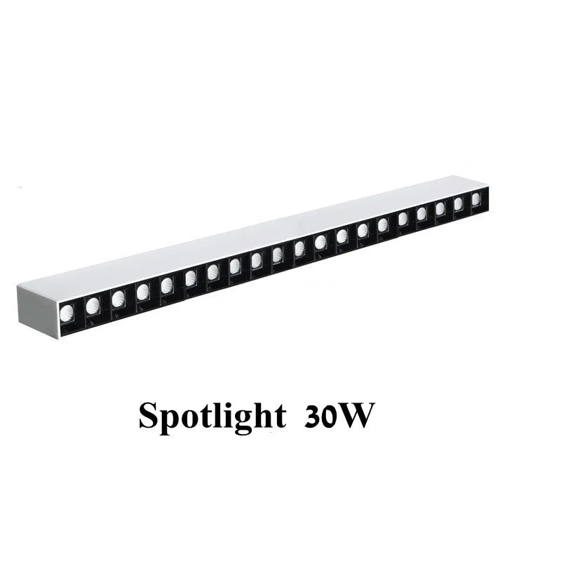 DIMMABLE LED Ceiling Lights Line Lamp AC85-265V 10W 20W 30W 40W Line Lamp LED Spot light Concrete Surface Mounted Ceiling Lights