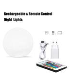 Replacement LED Light Base, Remote Control & Charger Kit for Garden Ball, Cube & Egg Lights