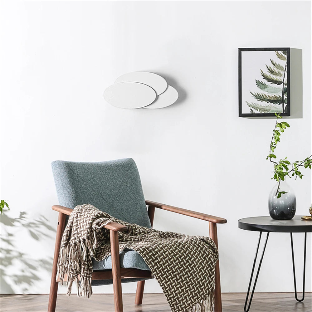 Modern Minimalist Indoor LED Wall Lamp - Simple Accent Sconce Light Fixture for Bedroom Bedside, Living Room Background Wall & Aisle Corridor