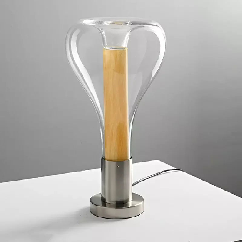 Eris Table Lamp Modern Creative Bedroom E27 Smoky/Clear Glass Light Nordic italian design lamp Study Living Room Home minimalist