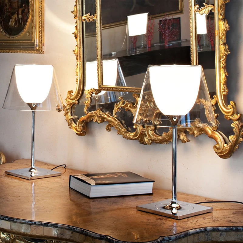 Italian Designer Table Lamp Modern Acrylic Tabled Lamps For Living Room Bedroom Study Desk Decor Light Nordc Home Bedside Lamp