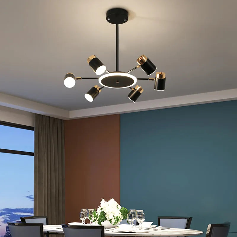 Nordic chandelier Living room lustre simple modern restaurant bedroom led lamps indoor lighting decoration Dining table light