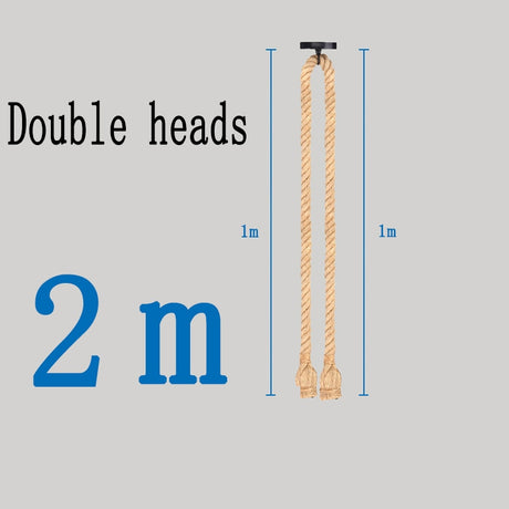 Vintage Hemp Rope Pendant Light Retro Loft Industrial Hanging Lamp Creative Country Style Edison Bulb Lamp Home Light Decoration