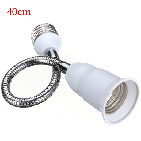 Socket E27 Flexible E27 Light Lamp Base Extender Bulb Adapter Converter Extension Light Holder Converter 20CM-60CM