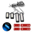Ceyes 4pcs Car Ambient Inner Door Bowl Light Decorative Lights  handle LED Armrest Atmosphere Light  Strip Auto Handrail Light