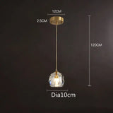 Modern Pendant Light Nordic Luxury K9 Crystal Chandelier Ceiling Lamps Hanging Fixture Indoor Living Dining Room Bedroom Decors