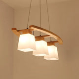Nordic Wood Pendant Lights LED Modern Pendant Lamps For Dining Living Room Kitchen Bar Cafe Japanese Style Hanging Lamp