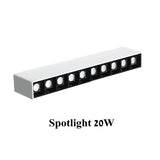 DIMMABLE LED Ceiling Lights Line Lamp AC85-265V 10W 20W 30W 40W Line Lamp LED Spot light Concrete Surface Mounted Ceiling Lights