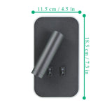 LED Wall Lamps Reading 3W  Strip light Back light 8W bedroom Study living room Sconce Adjustable With Switch Bedside Wall light