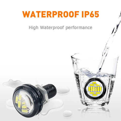 1Pcs Car led Hawkeye Lights 12 LED Grille Signal Lights 23mm led Eagle Eye lamp DRL Daytime Running Light for car motorcycle 12v