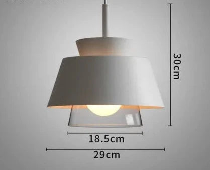 Nordic Colorful Iron Glass Led Pendant Light Modern Dining Room Kitchen Hanging Lamp Lighting Fixtures Loft Industrial Art Decors