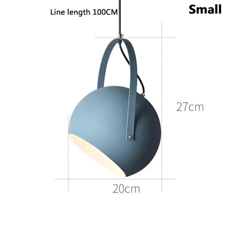 LED Pendant Lights Nordic E27 Macaron Colorful Luminaria New Bedroom Restaurant Pendant Lamp Home Decors Adjustable Lamp Lustre