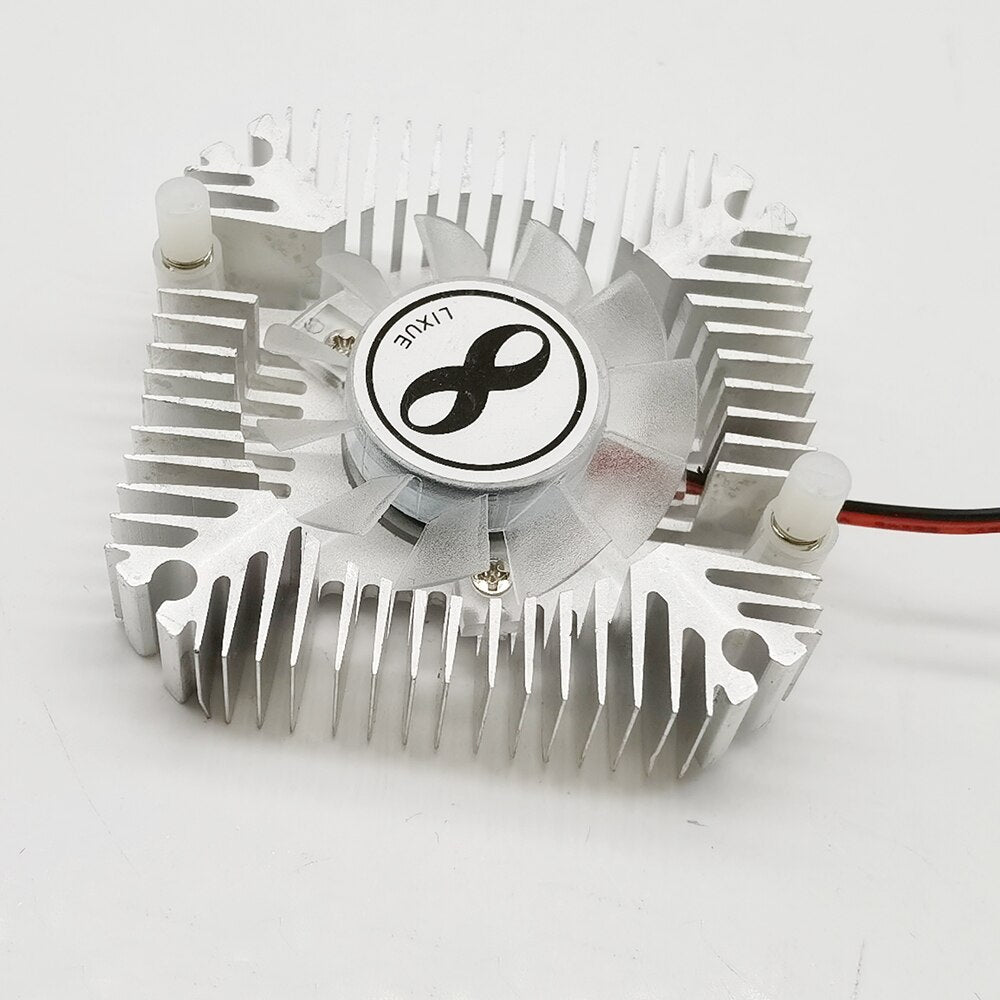 5W 10W High Power Led Heatsink With Fan Aluminium Cooling For 5W/10W Led 12V