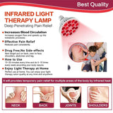 Red Light Therapy LED E27 54W Red Light LED Massage Therapy Lamp  660nm 850nm Near Infrared Therapy Light LED Lamp/ Red Light Grow LED Bulb