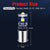 2Pcs Canbus 12V BA9S T4W Led Bulbs Car Interior Lights Marker Dome Readling License Plate Lamp White Red Yellow Blue