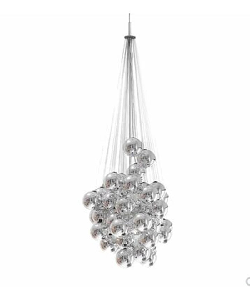 Nordic Stochastic Chandelier designer glass bubble chandelier living room bedroom bar restaurant aisle kitchen island lighting