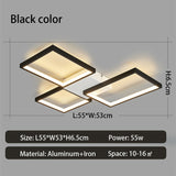NEO Gleam Modern Led ceiling lighst Lamp for living room bedroom study room Gold/Black Color Ceiling Lamp