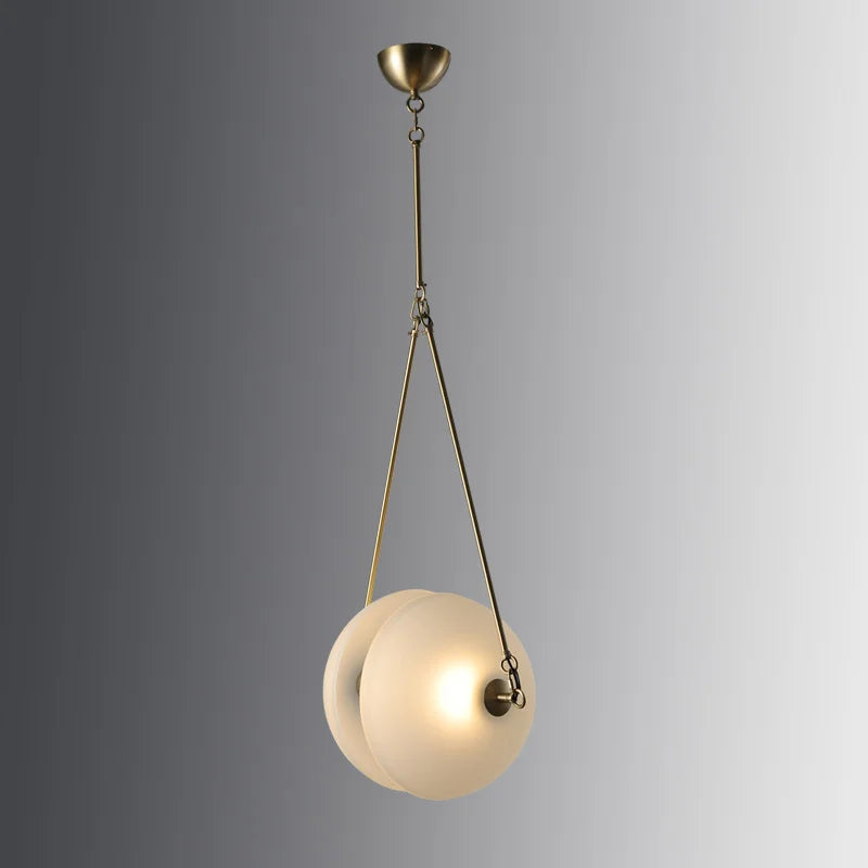  ceiling lamp light simple luxury designer modern city vibe all copper glass crystal dining room living room