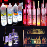 Mini Glow Coaster LED Bottle Light Stickers Festival Nightclub Bar Party Vase Decoration LED Glorifier Drink Cup Mat