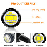 1Pcs Car led Hawkeye Lights 12 LED Grille Signal Lights 23mm led Eagle Eye lamp DRL Daytime Running Light for car motorcycle 12v