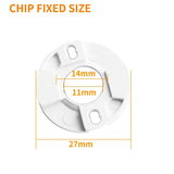 DIY LED COB Chip Lens Reflector 47*77mm Lamp Shade Frosted Lamp cover Easy to install For LED COB Lamp Flood Light Spotlight