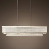 E14 LED Retro American Copper Golden Round Linear Pendant Lights.Pendant Light Suspension Luminaire Lampen For Dinning Room