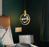 Modern Pendant Light Nordic Luxury K9 Crystal Chandelier Ceiling Lamps Hanging Fixture Indoor Living Dining Room Bedroom Decors