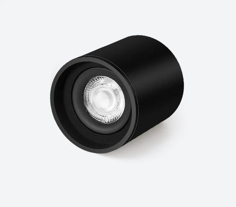 Dimmable Cylinder LED Downlights 6W 10W 12W 15W 22W COB  Ceiling Spot Lights AC85~265V  Backg Round Lamps Lndoor Lighting